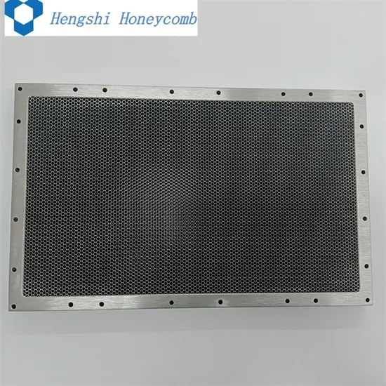 Customized 3.2mm Steel Vacuum Brazing Slant Honeycomb for Rain and Dust Resistance 